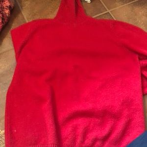 Red Turtleneck Sweater
